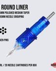 Round Liner Needle Cartridges by Lucky Supply