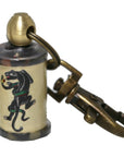 Crawling Panther Coil Keychain