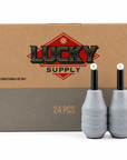 Lucky Supply Disposable Cartridge Grips – 1 1/4" Grip (24/Box)