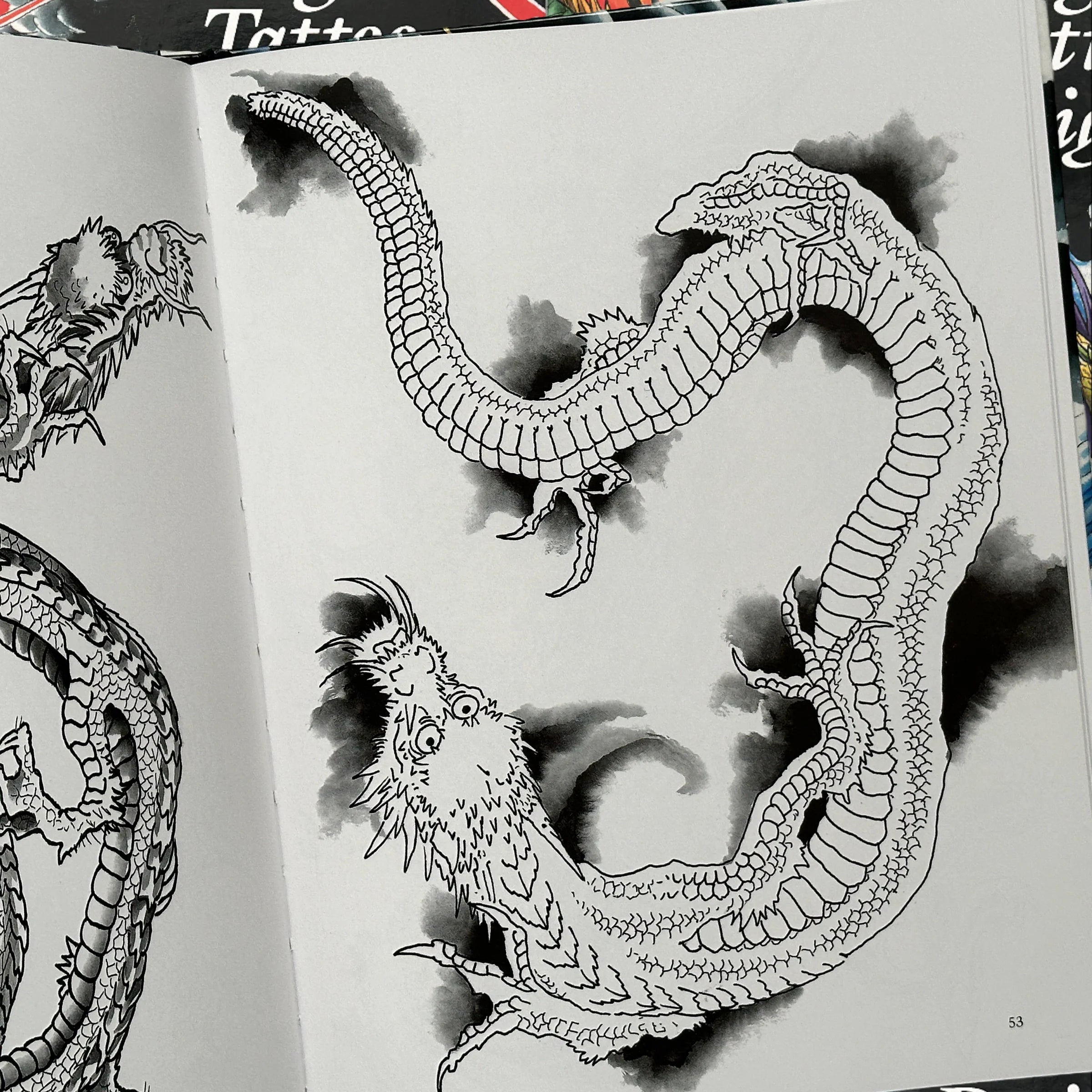 洋書・刺青]Dragon tattoo Design by Ed Hardy