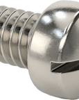 18-8 Stainless Steel Fillister Head Slotted 8-32 - 1/4"