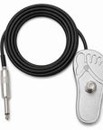 Lucky Supply FS Flip Flop constant-on footswitch for tattoo machines with American-made copper-core phono plug.