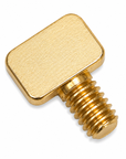 Flat Binding Post Screw - Brass