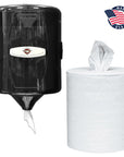 Premium Jumbo Center Pull Paper Towel Dispenser & Refills