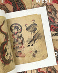 Floating West - Antique Japanese Tattoo Flash from the Collection of Nick York