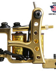 Lucky MFG gold-plated Jonesy Style coil liner handmade in Largo Florida