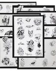 Original Lance McLain Flash Sheets (Set of 9)