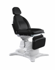 Lemi Monza Stationary Power Procedure Chair with Black medical-grade upholstery and three electric adjustments.