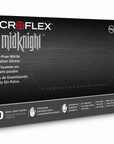 Midknight Nitrile Black Examination Gloves