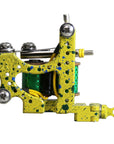 professional liner tattoo machine 1 inch coils yellow green