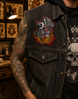 Mike Wilson Viking Head Patch on Vest