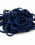 Navy Blue Rubber Bands