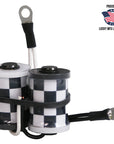 1 1/4" Coils - Checkerboard Black