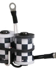 1 1/4" Coils - Checkerboard Black