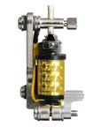Coil tattoo machine liner armature bar detail gold coils