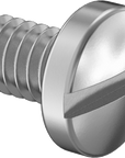 Steel Pan Head Slotted 8-32- 1/4"