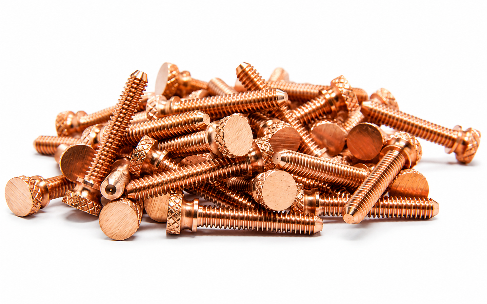 Knurled Copper Contact Screw for Coil Tattoo Machines | Lucky