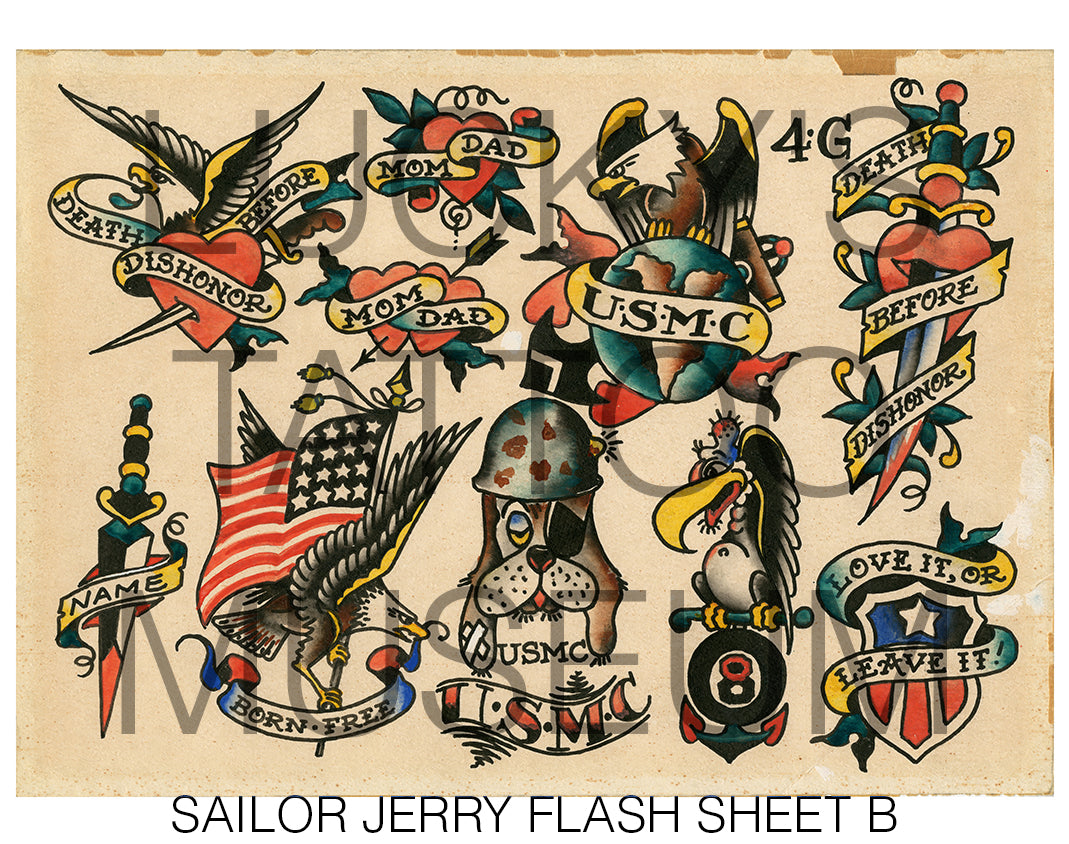 Sailor Jerry Flash Sheets – LuckySupplyUSA
