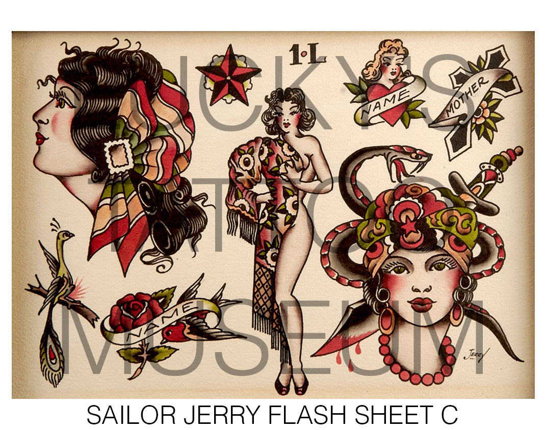 Sailor Jerry Flash Sheets – LuckySupplyUSA