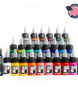 Solid Ink - 25 Color Travel Set | (24) Half Ounce + 1 oz Lining Black