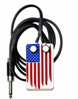 US Flag Foot Switch - Red, White and Blue