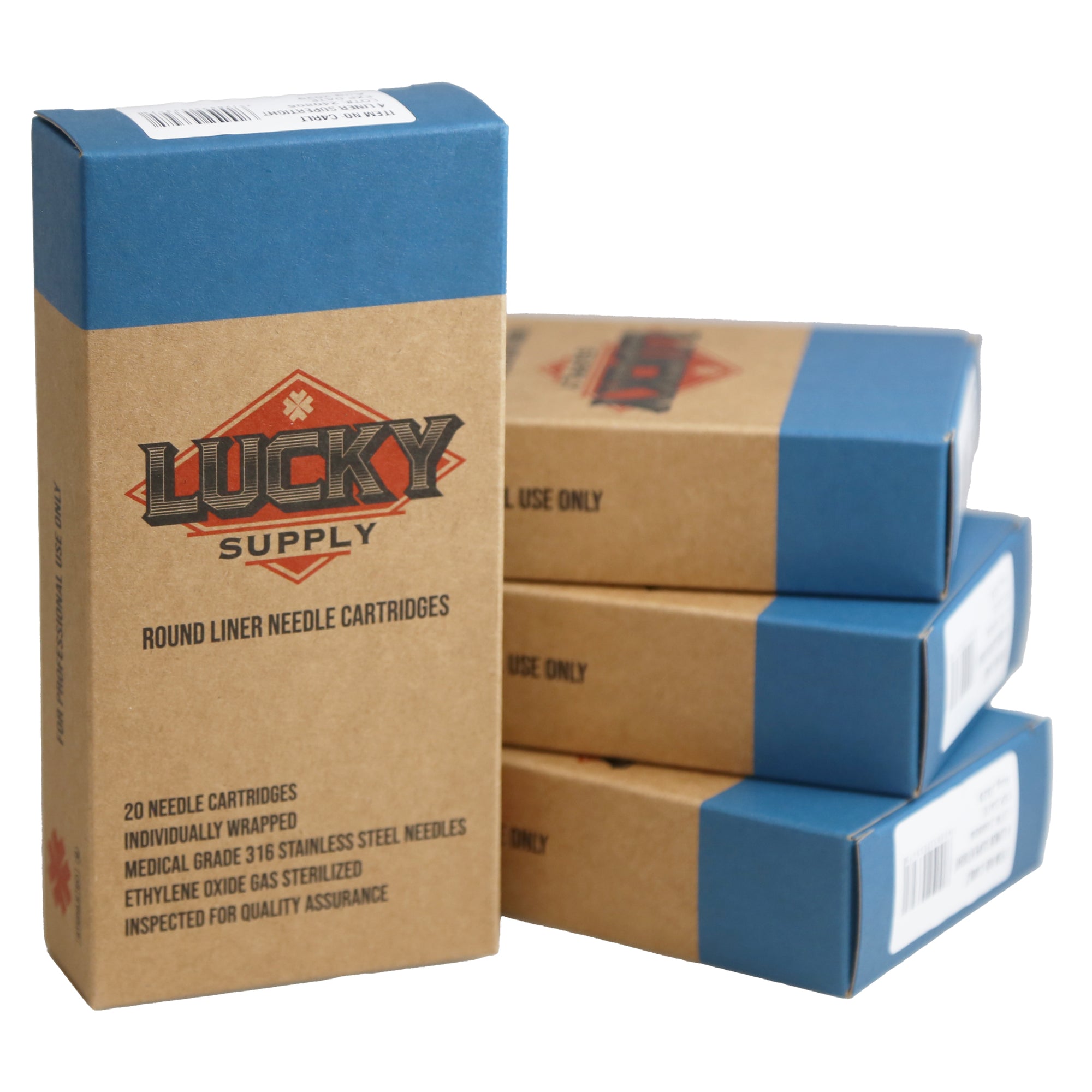Round Liner Supertight Needle Cartridges by Lucky Supply