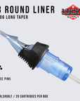 Lucky Supply V2 Needle Cartridges - Round Liners (Long Taper)