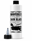Waverly Dark Black tattoo pigment 12 oz bottle with black screw cap