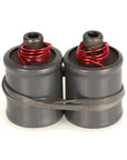 1" Coils With Black Heat Shrink With and Without Capacitor