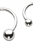 16g Stainless Steel Circular Barbell Externally Threaded