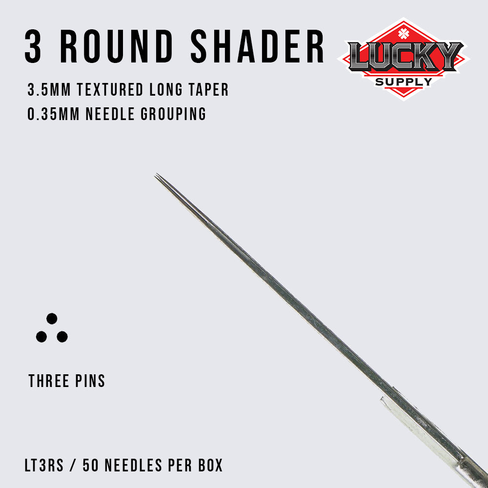 Round Shader Needles by Lucky Supply