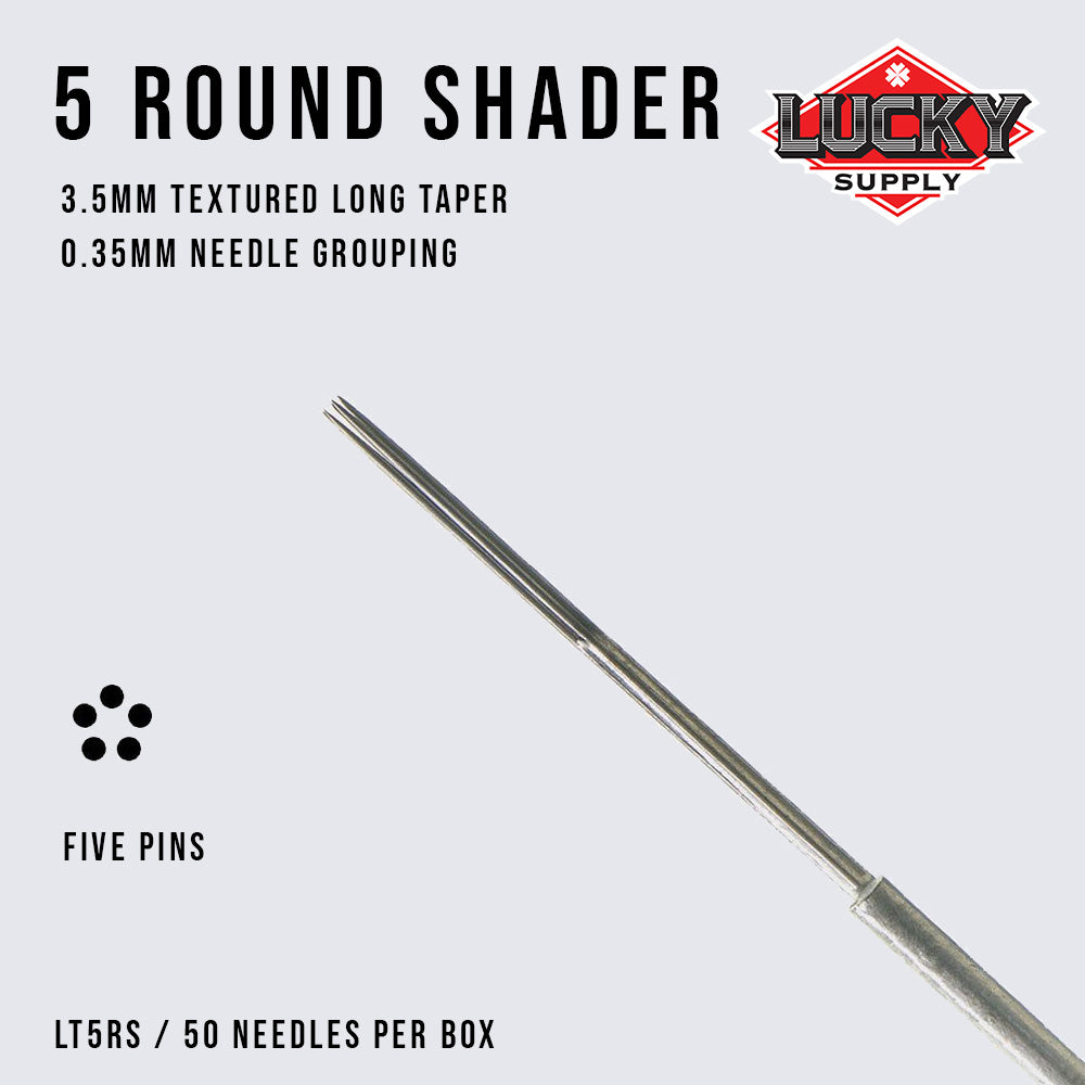 Round Shader Needles by Lucky Supply