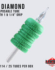 V1 Diamond Clear Disposable Tubes