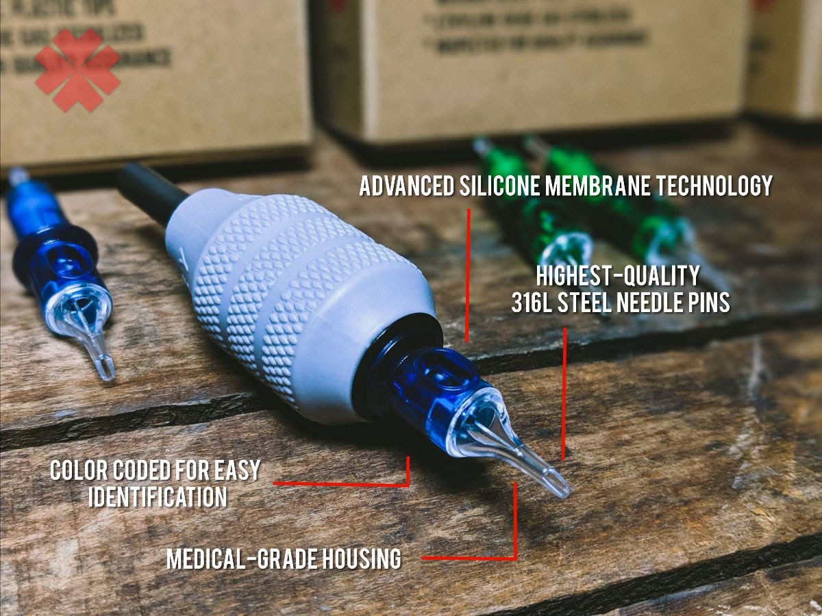 Round Liner Supertight Needle Cartridges by Lucky Supply