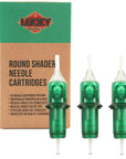 Round Shader (Medium Taper) Needle Cartridges by Lucky Supply