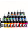 Solid Ink - 25 Color Travel Set | (24) Half Ounce + 1 oz Lining Black