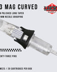 Lucky Supply V2 Needle Cartridges - Curved Magnums
