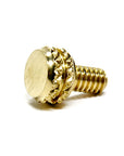 Double Knurled Binding Post Screws - Brass