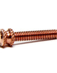 Double Knurled Short Copper Contact Screw - 1.060" Total Length