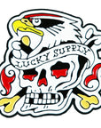 Lucky Supply x Chad Koeplinger Eagle Skull Enamel Pin
