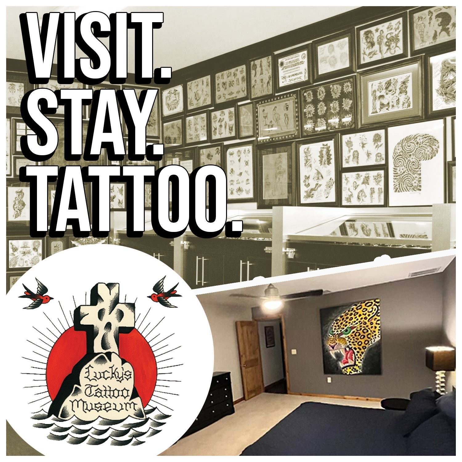 Inside Lucky's Tattoo Museum