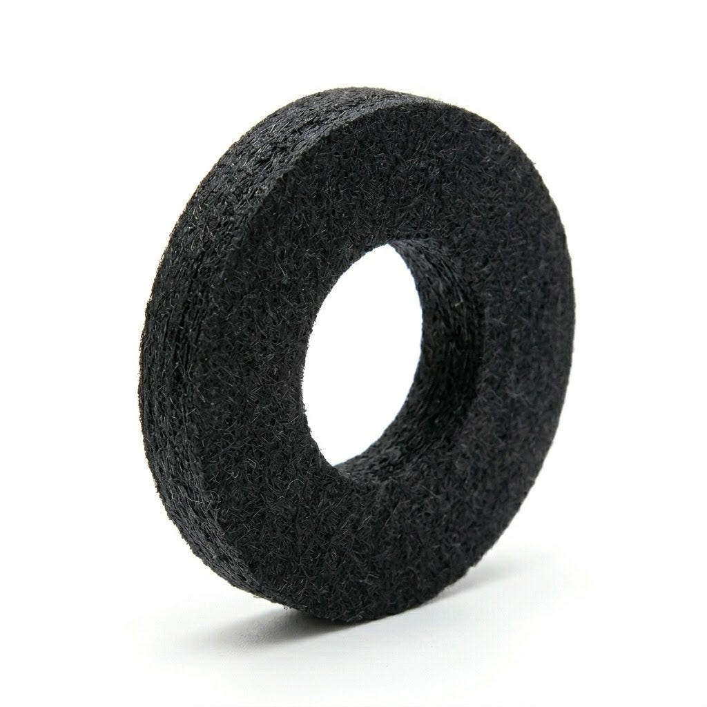 5/16" ID Thick Black Round Fiber Washers