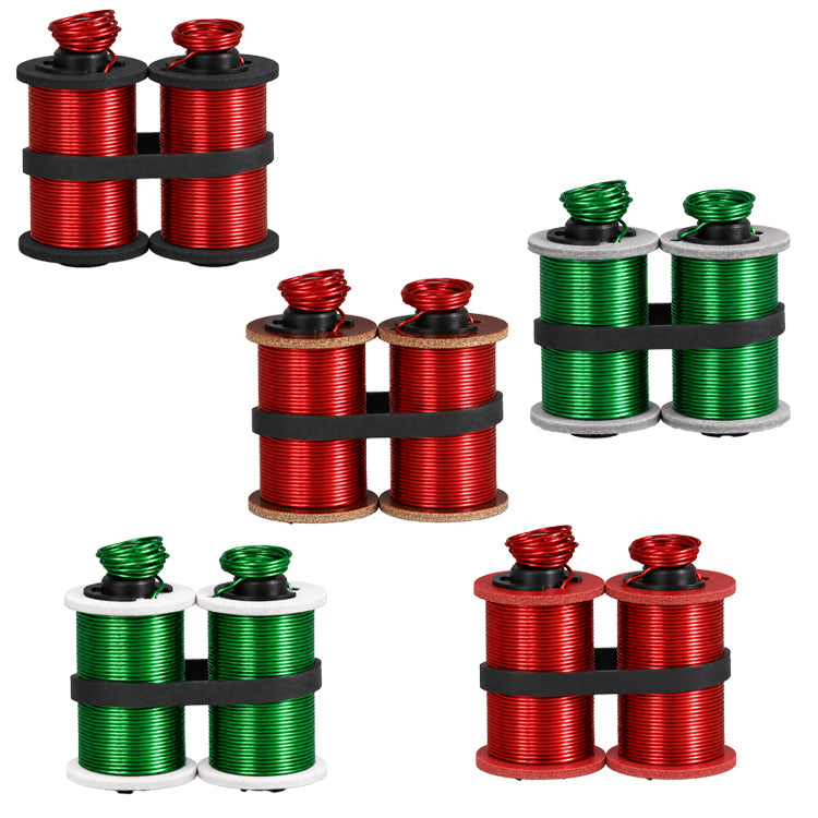 114 Bulk Raw Coils (Green Wiring with Gray Round Thin Washers)