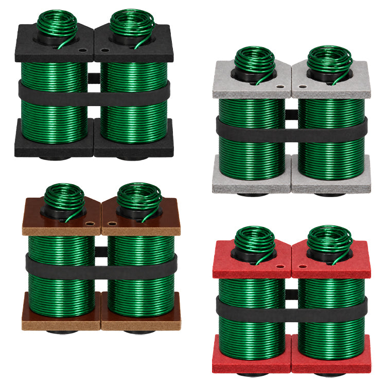 114 Bulk Raw Coils (Green Wiring with Gray Round Thin Washers)