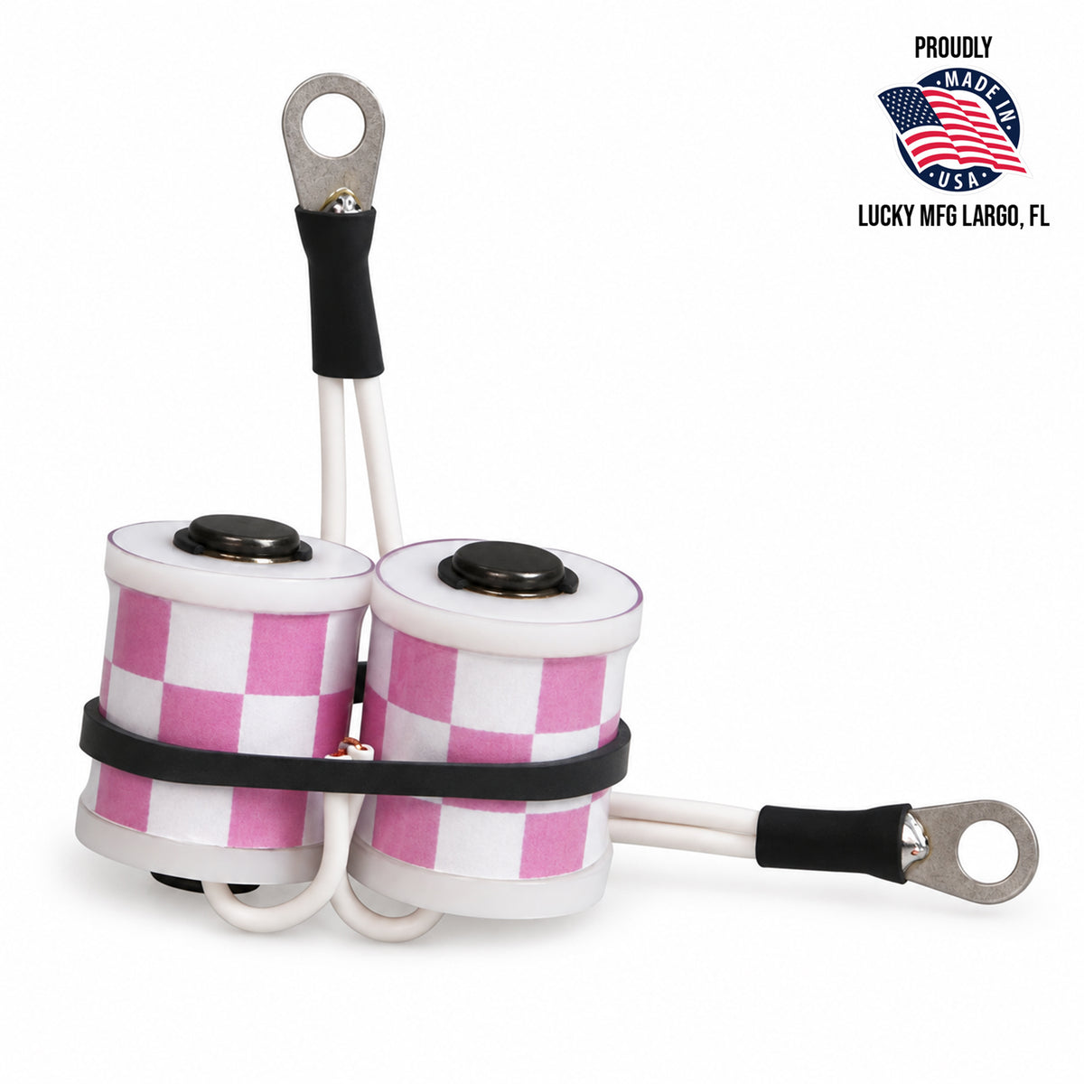 Lucky Supply 1 inch 8-wrap custom tattoo machine coil set with decorative coil wrap