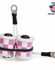 Lucky Supply 1 inch 8-wrap custom tattoo machine coil set with decorative coil wrap
