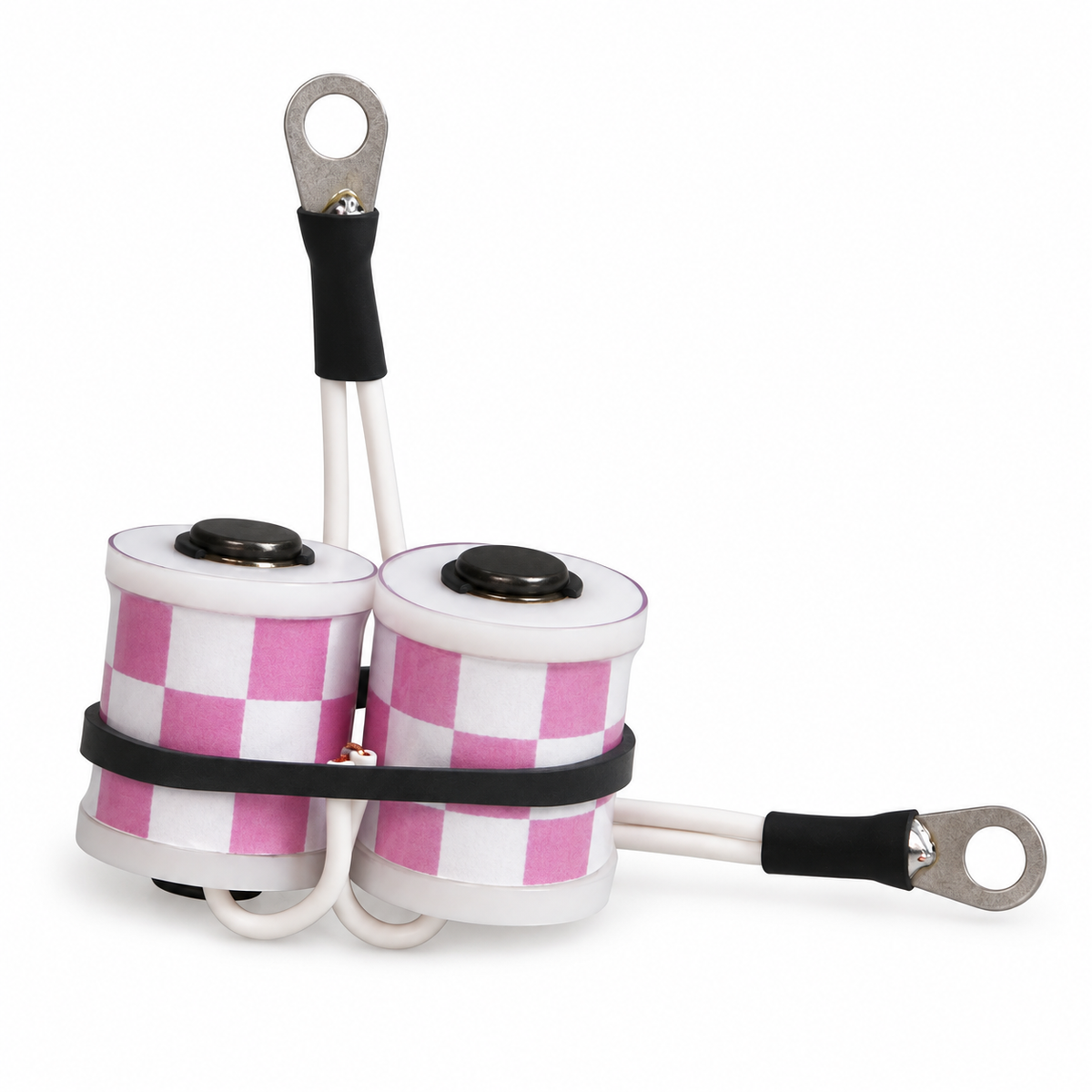 Lucky Supply 1 inch 8-wrap custom tattoo machine coil set with decorative coil wrap