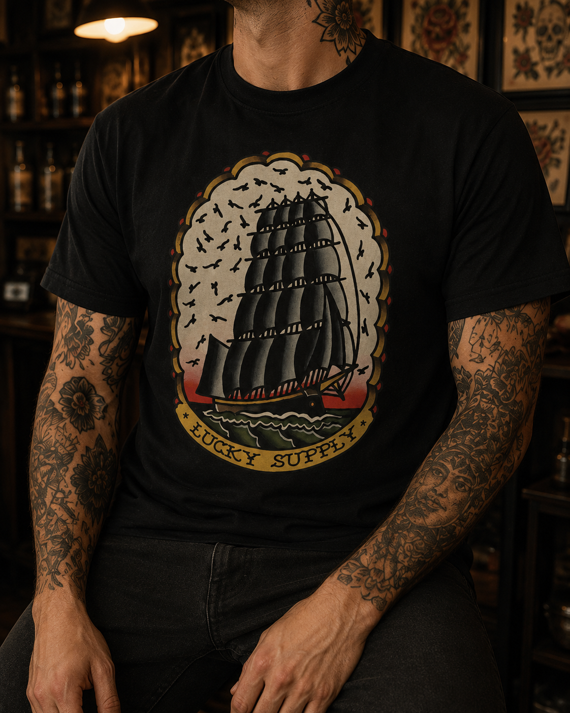 Lucky Supply Clipper Ship Shirt