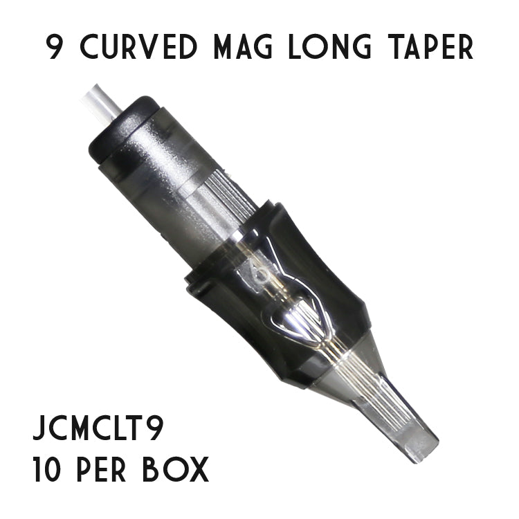 9 Curved Mag Long Taper American Traditional Japanese Needle Cartridge