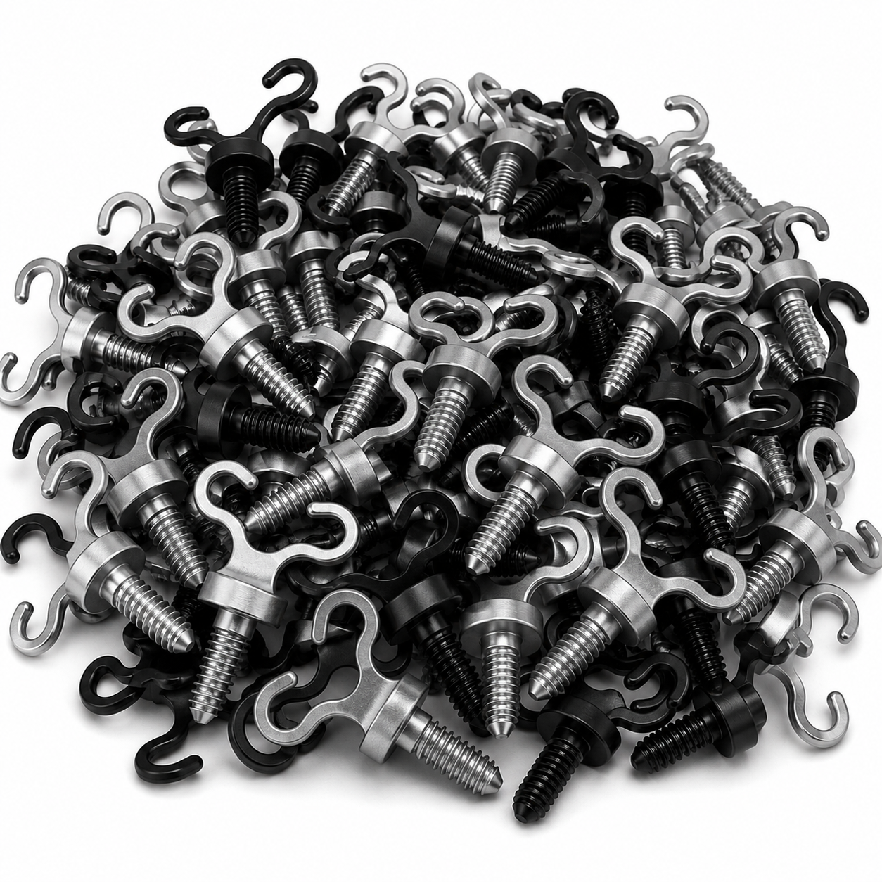 Blackened Ram Horns Tube Vice Screw